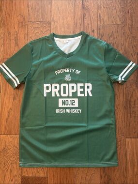 Propper Green V-Neck Jersey with White Graphic unisex